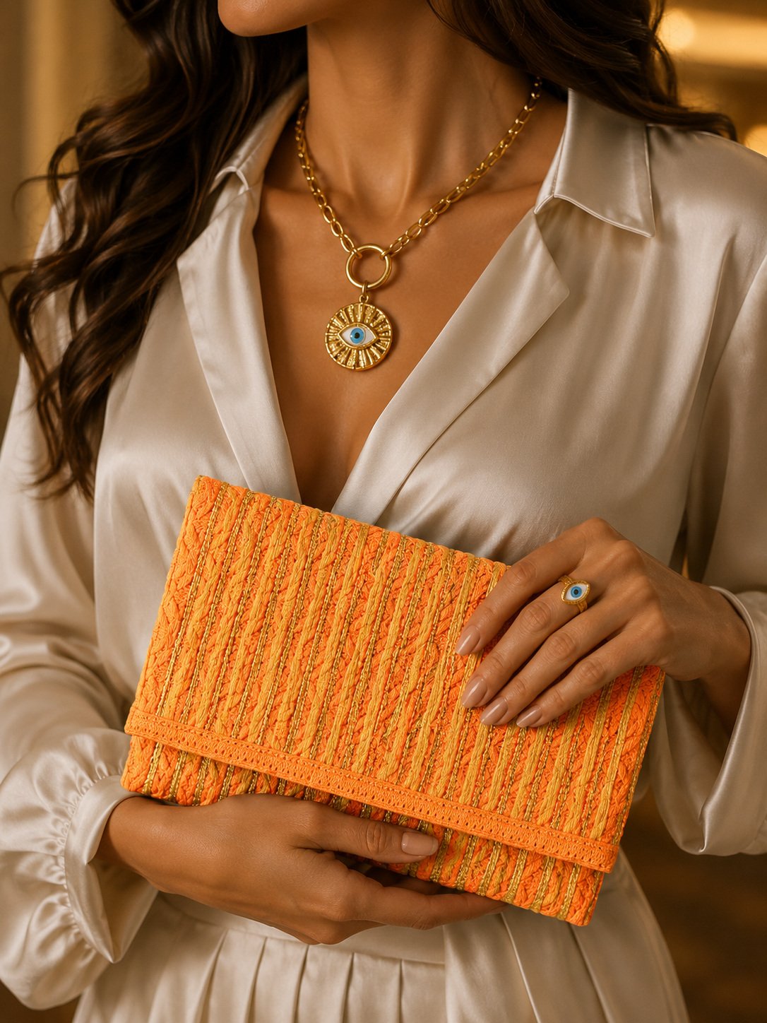 Summer clutch bag