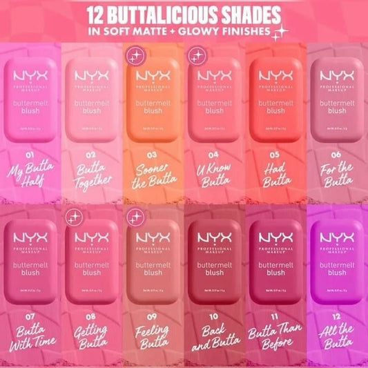 Nyx buttermelt blush