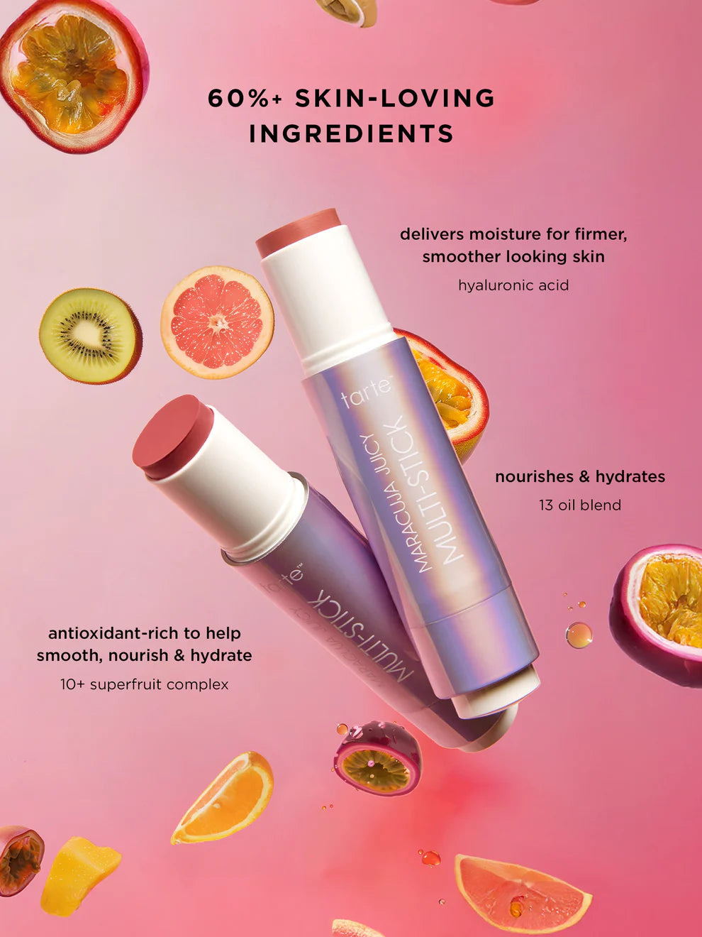 A juicy lip & cheek multi-stick that clicks up for swipe & go color. Gives that sunburnt, over-blushed look with zero effort 3 shades kit