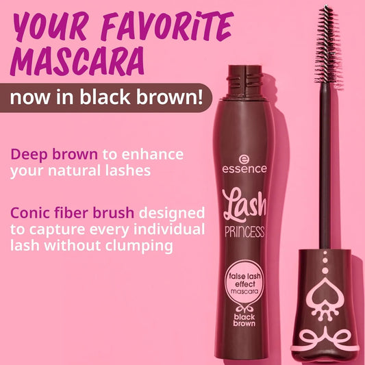 Essence Lash Princess False Lash Effect Mascara - Black Brown 12ml