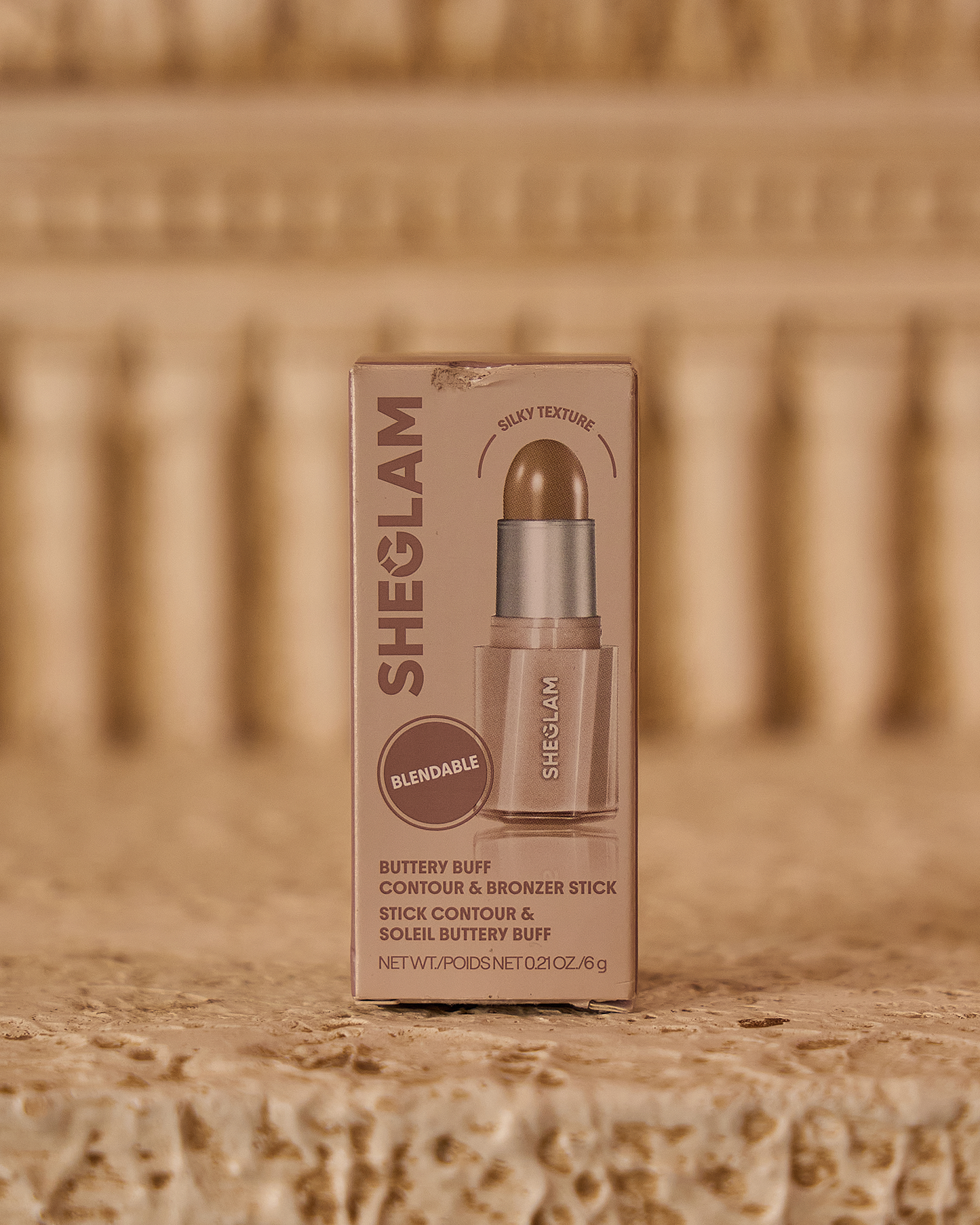 SHEGLAM Buttery Buff Contour & Bronzer Stick-Camel Suede