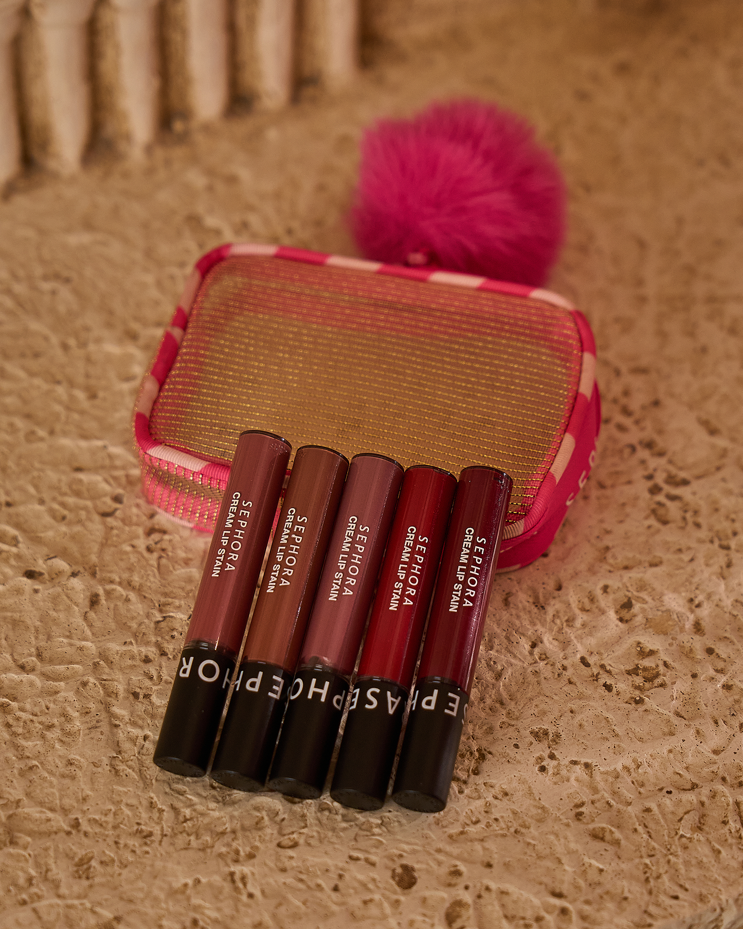 SEPHORA 5pc Cream Lip Stain Makeup Gift