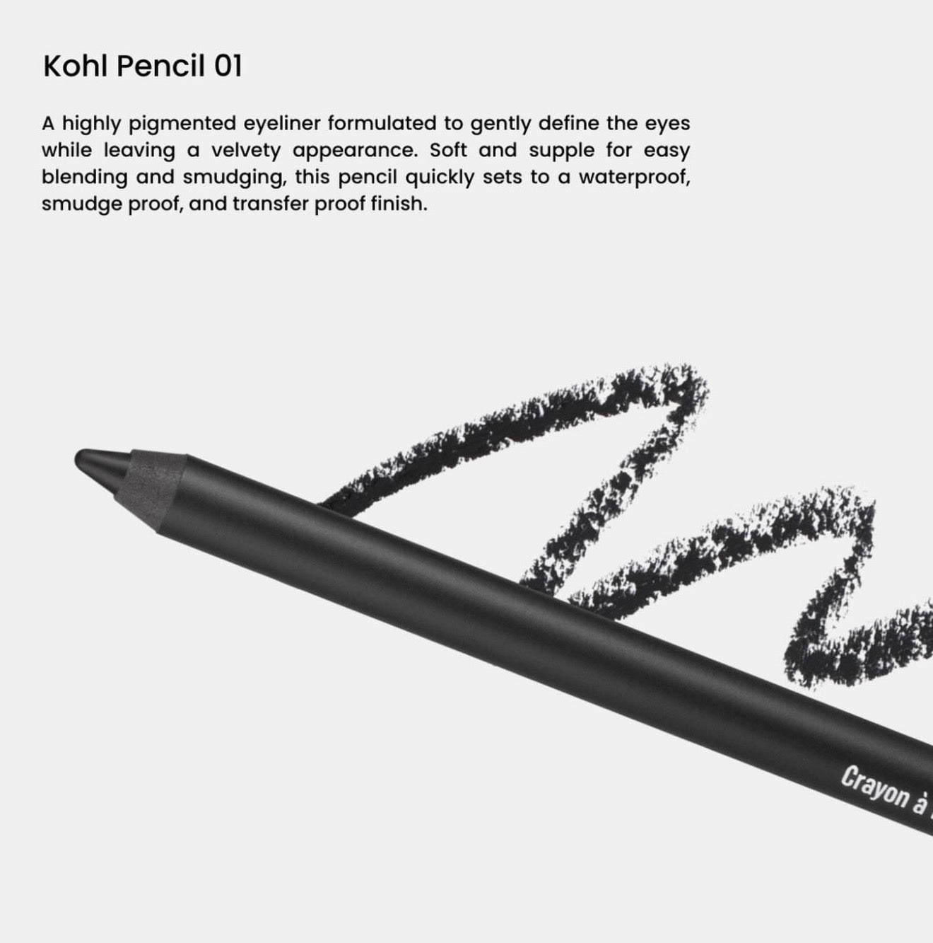 Inglot black eye pencil very soft long lasting