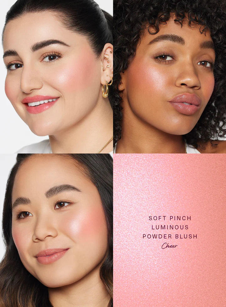 0Rare beauty Soft Pinch Luminous Powder Blush shade light warm pink