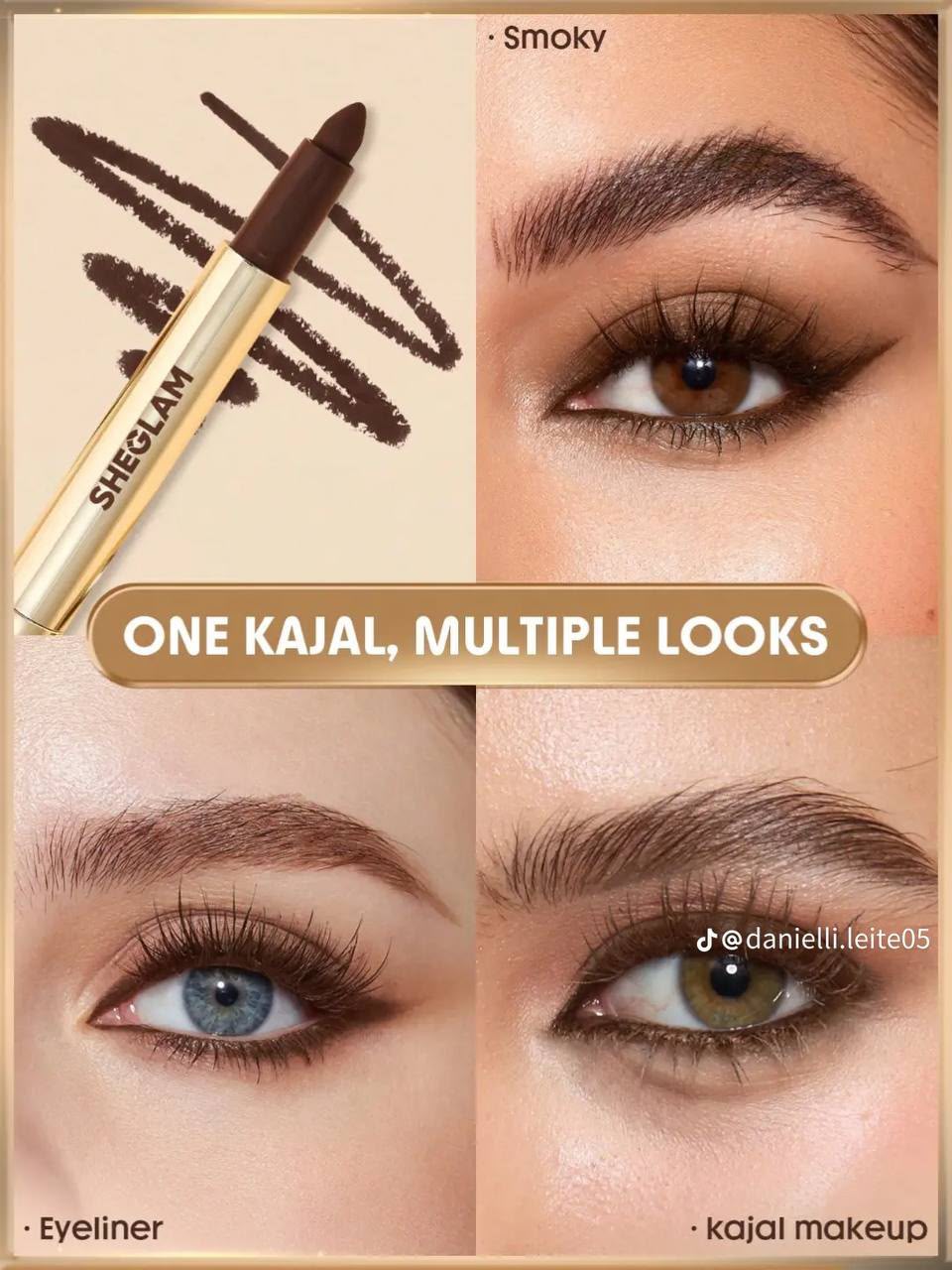 Kajal multiple looks brown