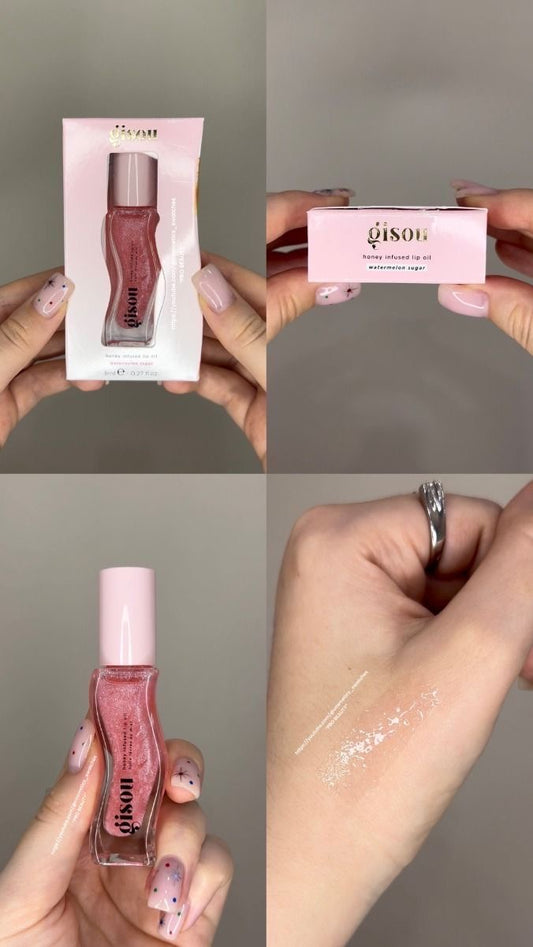 gisou lip oil watermelon suger
