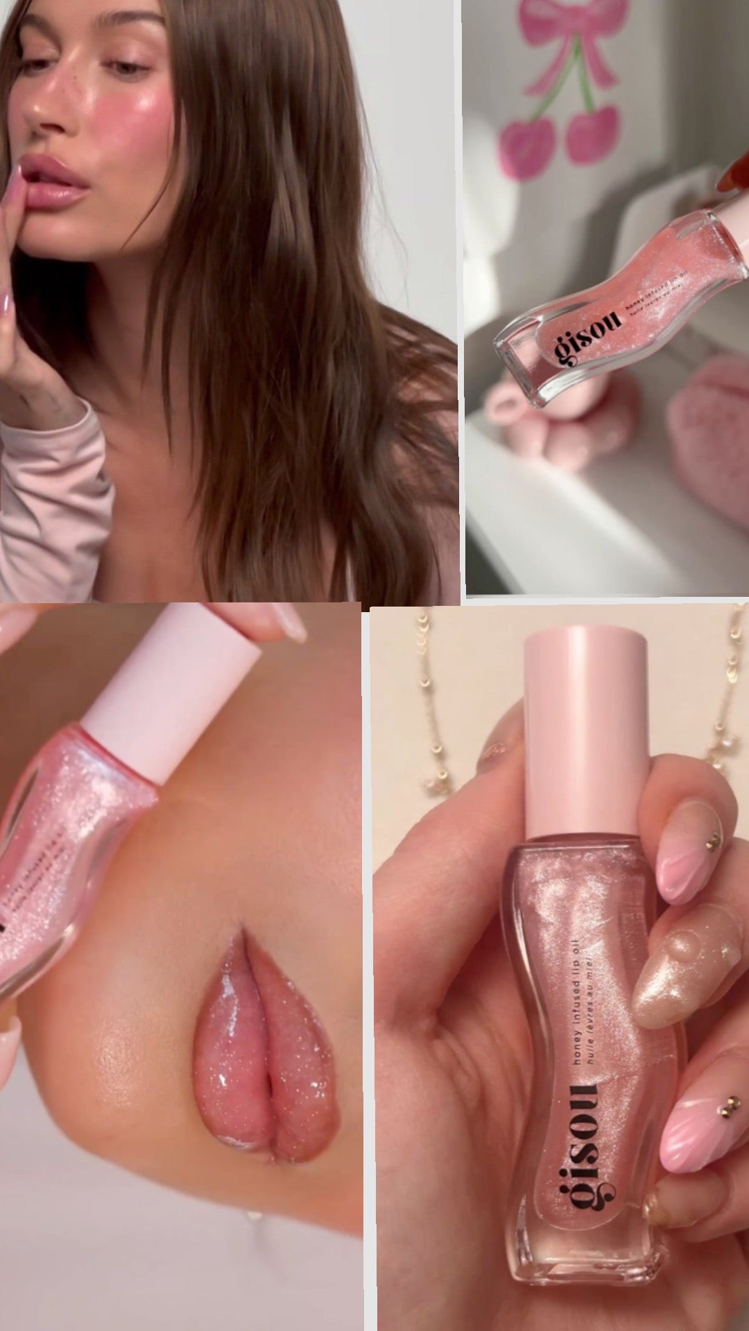 gisou lip oil watermelon suger