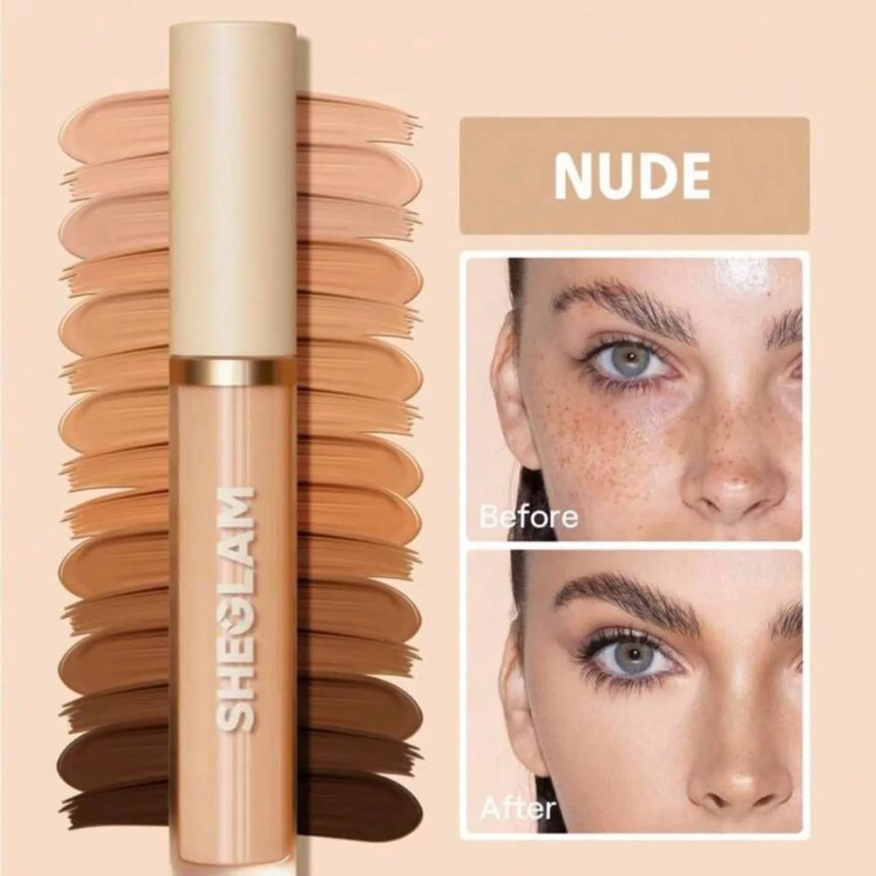 Sheglam nude concealer full cover